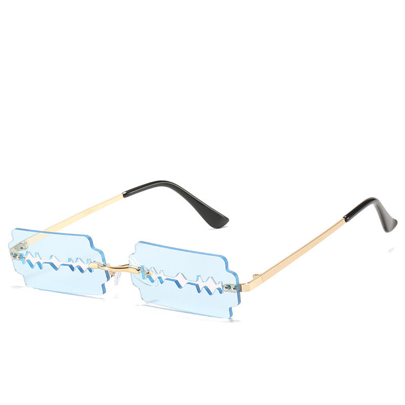 Wholesale PC Colorful Hollow Frameless Sunglasses